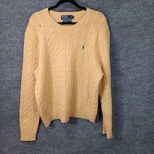 Polo By Ralph Lauren Knit Sweater Merino Wool Angora Rabbit Hair Logo Embroidery